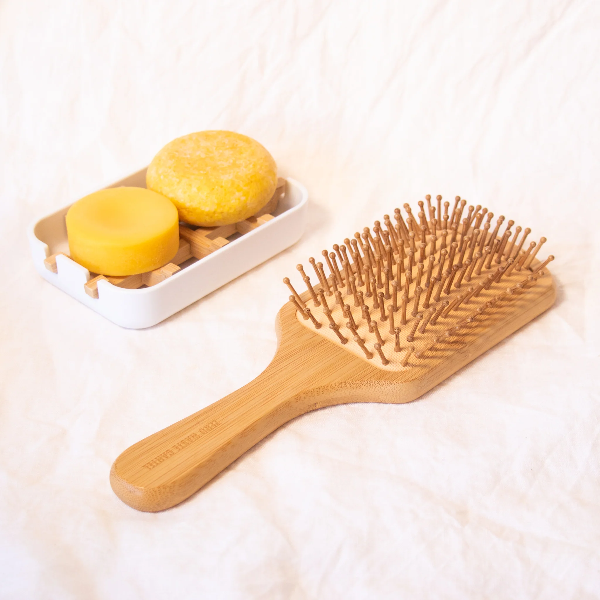 Anti-Frizz Bamboo Hair Brush - Image 5